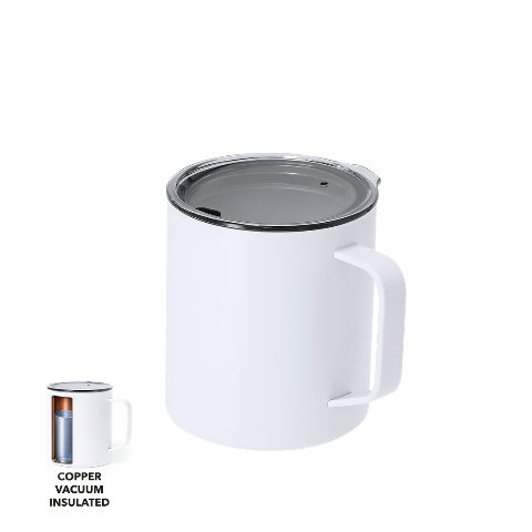 Caneca térmica 420 mL com isolamento em cobre Hanna