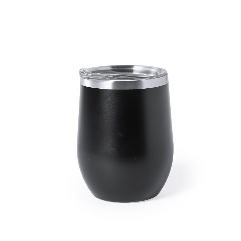 Copo térmico 350 mL em inox com doseador Bobby