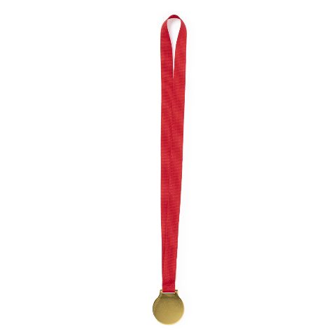 Medalha dourada lisa para impressão digital Maclein