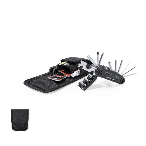 Kit de reparação de bicicleta em estojo Gerald