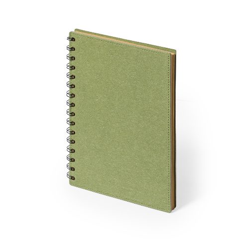 Caderno de argolas A5 em cartão reciclado kraft Idina