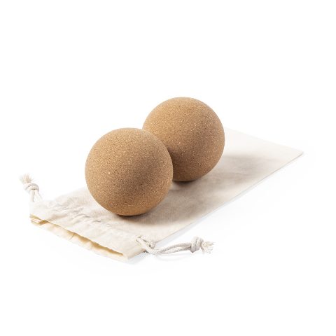 Conjunto de 2 bolas de yoga em cortiça Tuduk