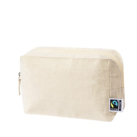 Necessaire em algodão Fairtrade natural Grafox