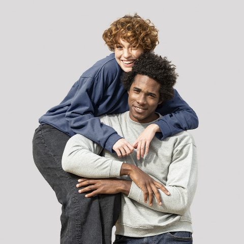 Sweatshirt em algodão orgânico e RPET Sendex