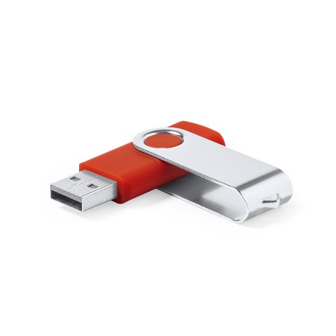Pen USB 8 GB giratória com clipe metálico Yeskal