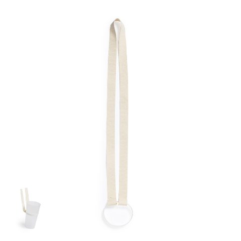 Lanyard porta-copos em algodão e silicone Felin