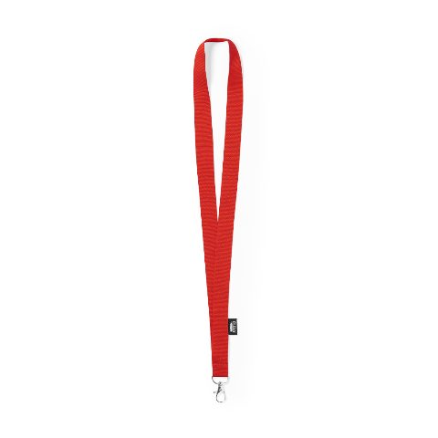 Lanyard em RPET com gancho giratório Loriet