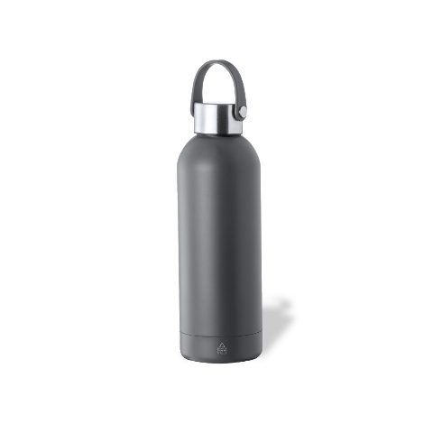 Garrafa térmica 500 mL em inox reciclado com pega Breidy