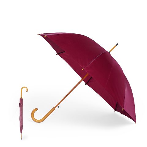 Guarda-chuva automático com pega de madeira Lagont