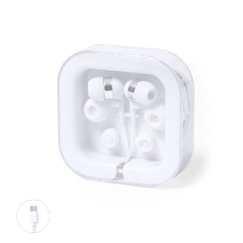 Auriculares USB-C com estojo Trubus