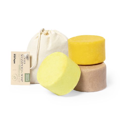 Conjunto de champôs sólidos veganos Turuen