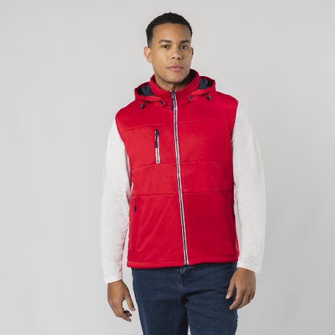 Colete softshell com capuz removível Seldon