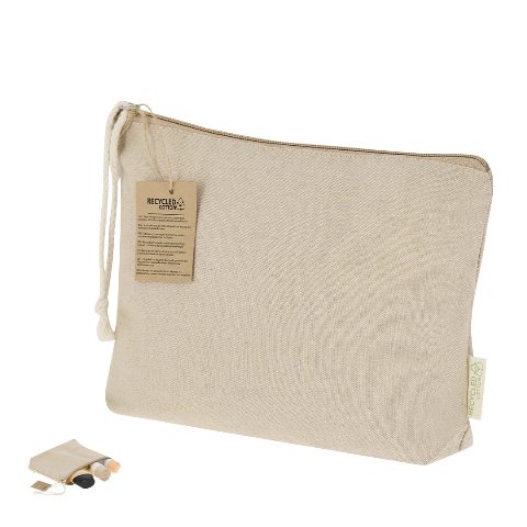 Necessaire em algodão reciclado com cordão Theris