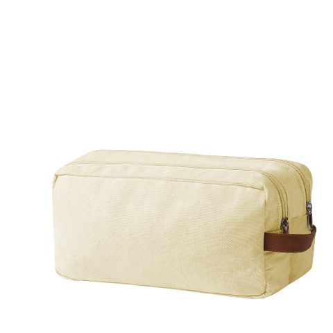 Necessaire em canvas com 2 compartimentos Raberu