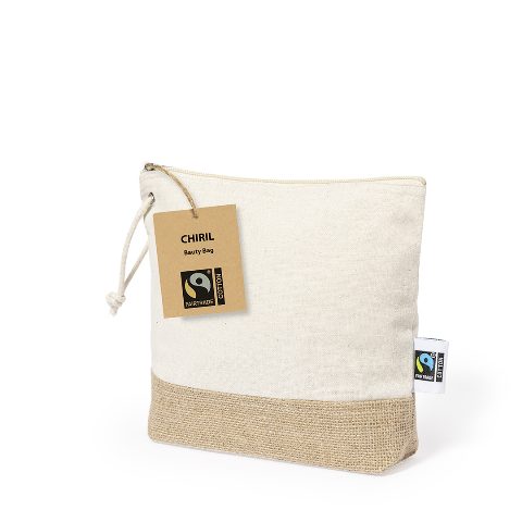 Necessaire em algodão e juta Fairtrade Chiril