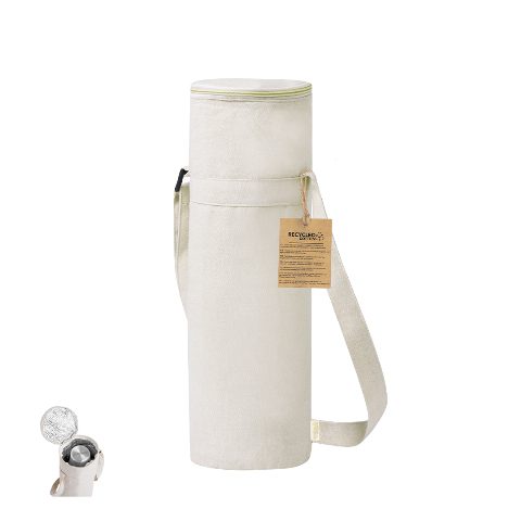 Bolsa térmica para garrafa em algodão reciclado Sirkin