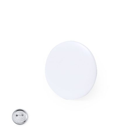 Pin branco grande para impressão Varek