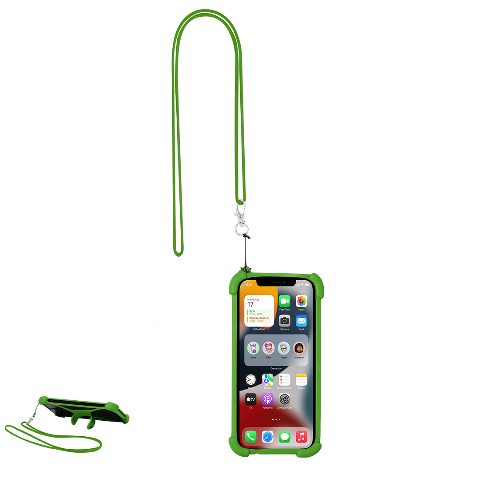 Lanyard em silicone com suporte para telemóvel Kesey