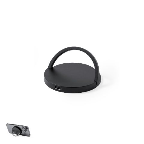 Carregador magnético wireless 15W em alumínio com suporte Bellmer