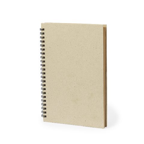 Caderno de argolas A5 em papel de erva Nigmar