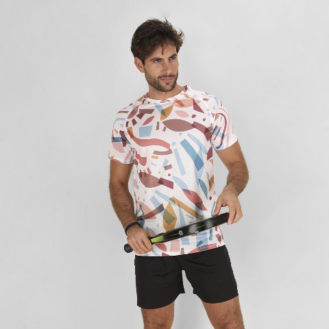 T-shirt técnica com estampado original Baraky