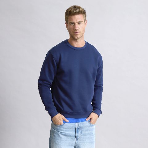Sweatshirt em algodão orgânico e poliéster reciclado Skelton