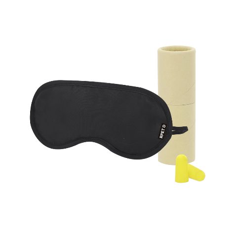 Kit de viagem com máscara em RPET e tampões Naytiry