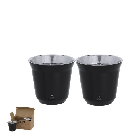 Conjunto de 2 copos em inox reciclado Kodet