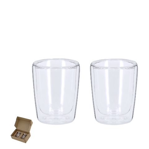 Conjunto de 2 copos de parede dupla Frilux
