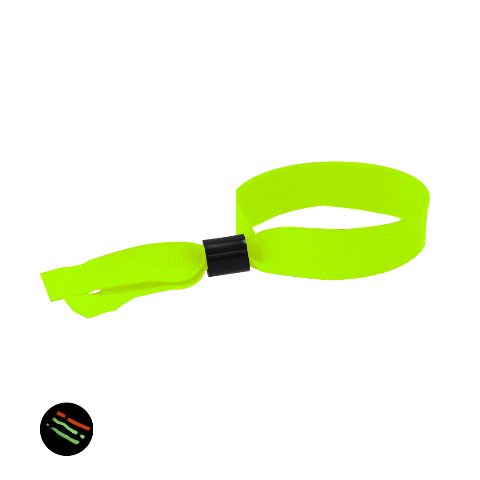 Pulseira fluorescente para eventos Clasmy
