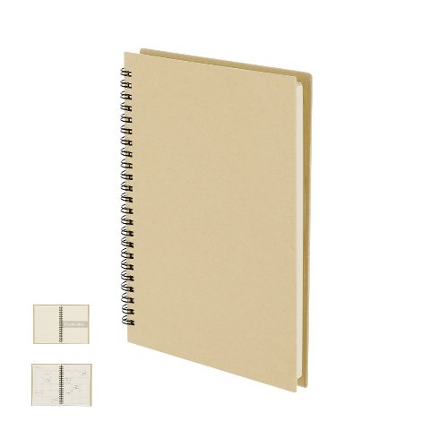 Caderno com planificador mensal em cartão reciclado Celik