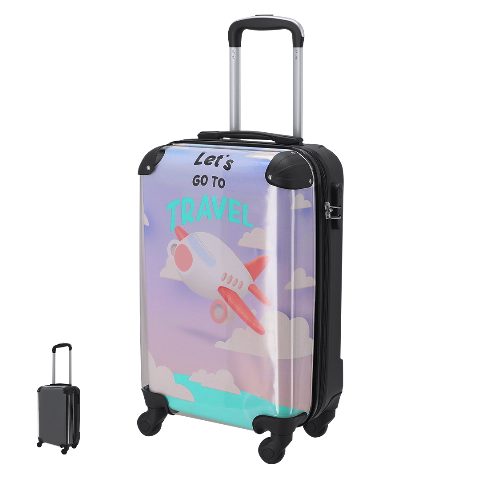 Trolley com frente transparente personalizável Pletux
