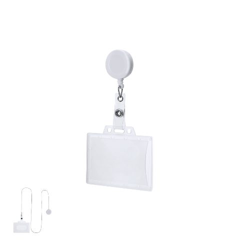 Porta-crachá extensível com suporte rígido Blaires