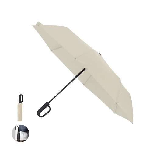 Guarda-chuva dobrável automático em RPET com mosquetão Jonathor