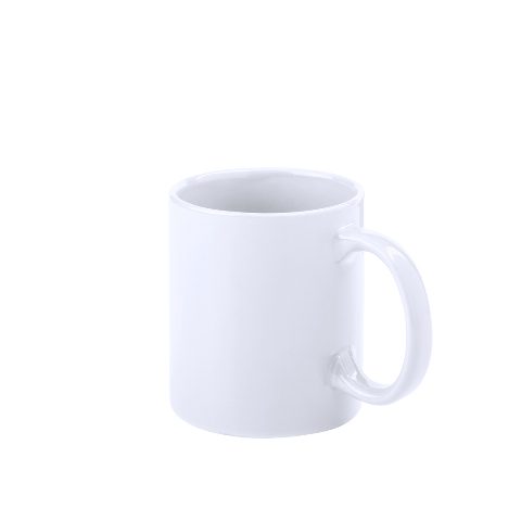Caneca de cerâmica branca 370 mL Impex