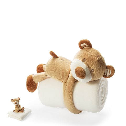 Manta infantil em polar 100x75 cm Yogui