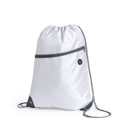 Saco mochila em poliéster com saída de auriculares Blades