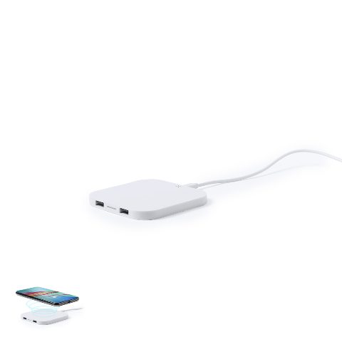 Carregador wireless com 2 saídas USB Donson