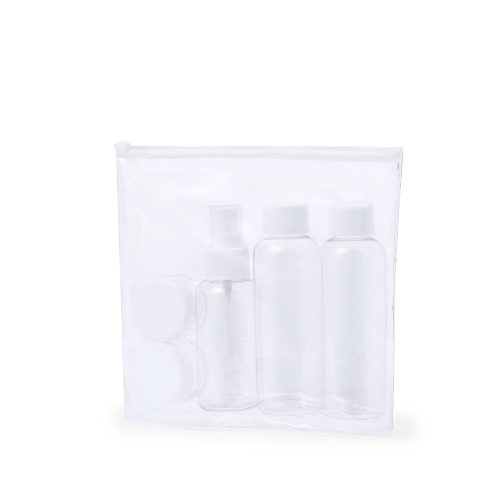 Necessaire de viagem com 5 frascos Flaut
