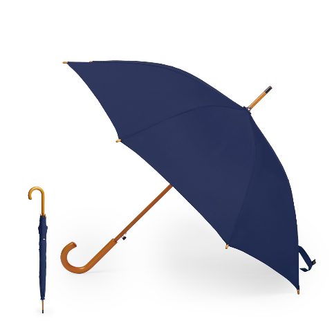 Guarda-chuva automático com pega de madeira Bonaf