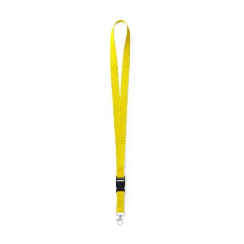Lanyard em poliéster com fivela multifunções Kunel