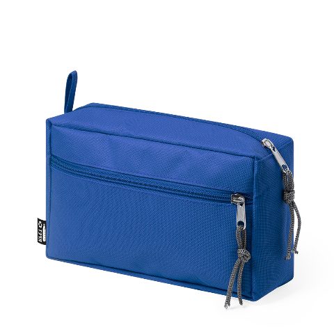 Necessaire em RPET com bolso frontal Kopel