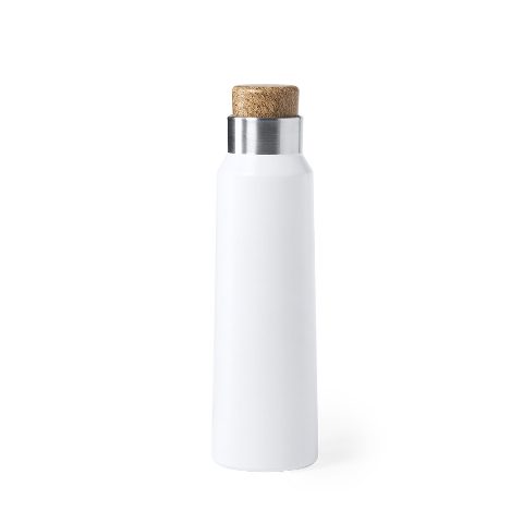 Garrafa de aço inox 770 mL com tampa estilo cortiça Anukin