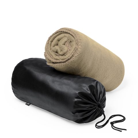 Manta polar em RPET com bolsa Kayla