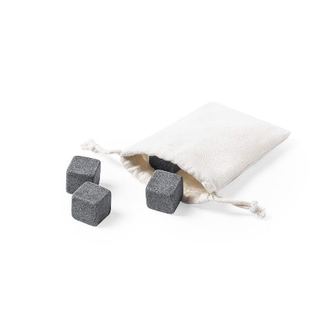 Conjunto de 4 cubos de gelo em pedra Laniax