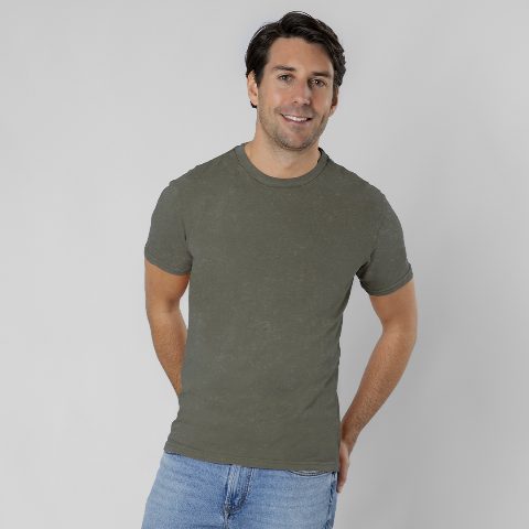 T-shirt unissexo efeito ganga lavada Sury
