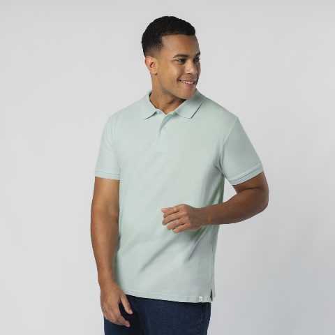 Polo unissexo em algodão orgânico 180g Ment