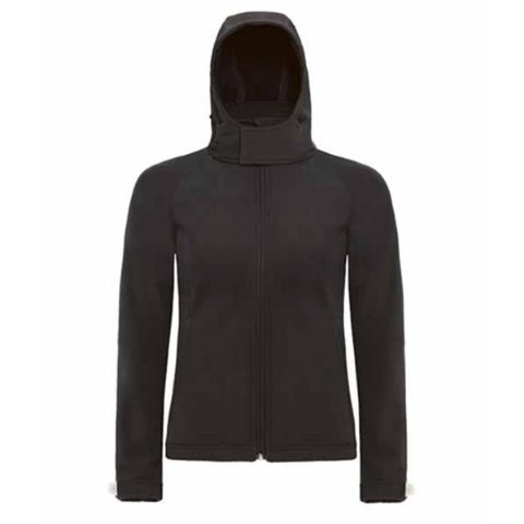 Casaco softshell com capuz para senhora